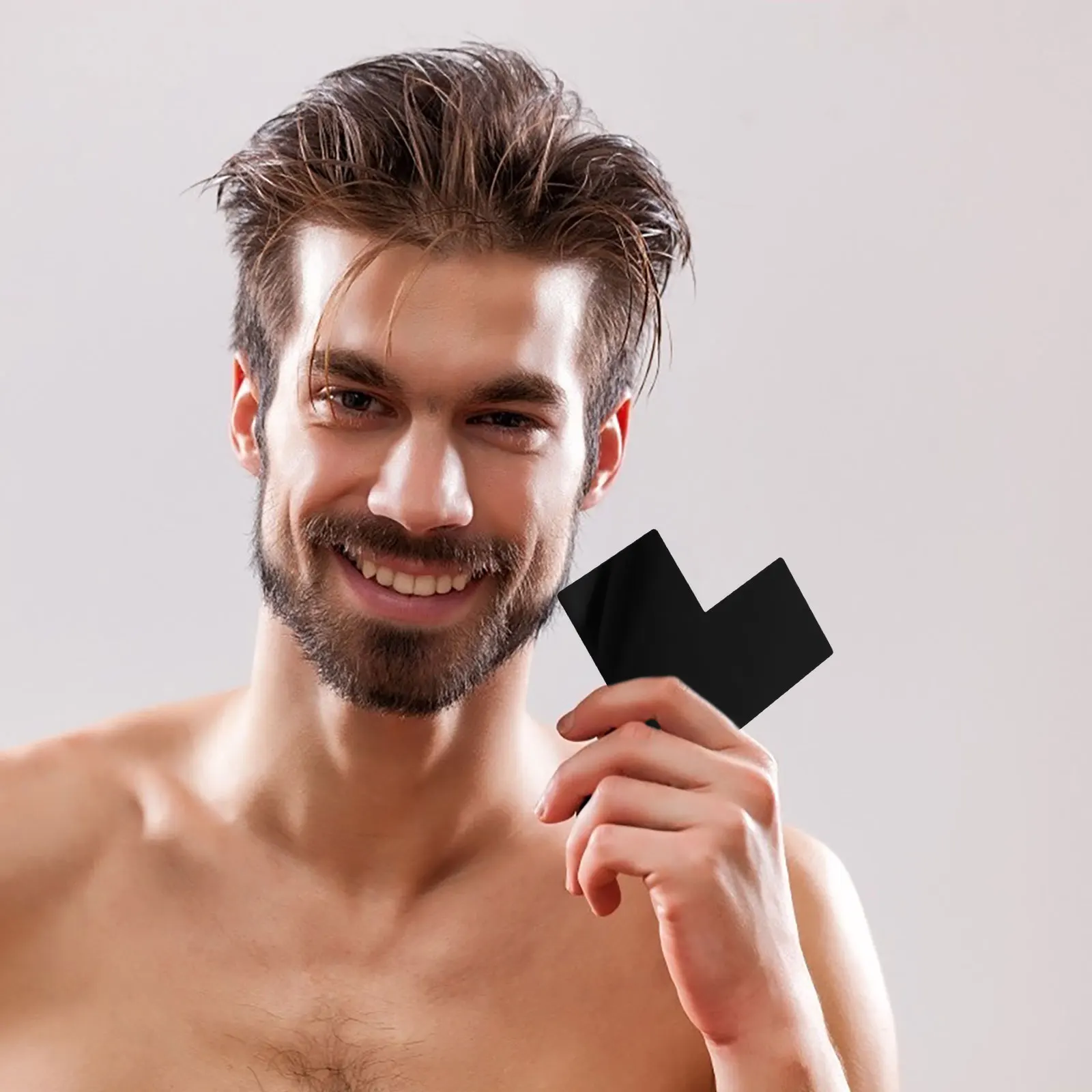 Hairline Design Card PVC Shaping Tool for Men Beard Stencil Template Guide Barber Cards Reshaping Hairlines Beards Nails High
Hairline Design Card PVC Shaping Tool for Men Beard Stencil Template Guide Barber Cards Reshaping Hairlines Beards Nails High