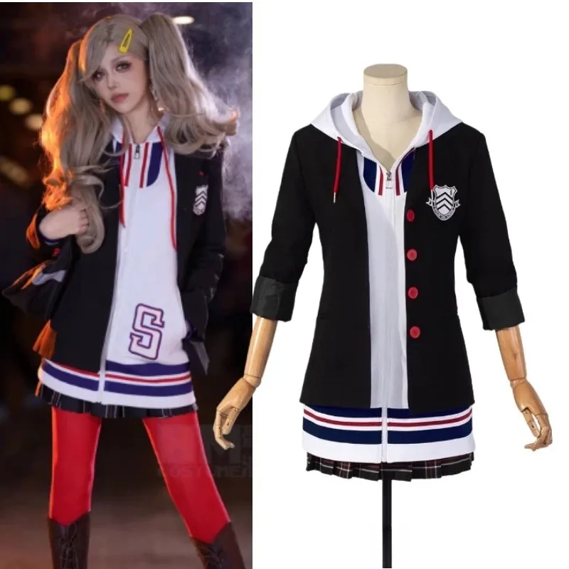 Anime Takamaki An Cosplay Costume Daily Uniform Coat Hoodie Skirt Suit for Women Halloween Carnival Party Roleplay Outfits
Anime Takamaki An Cosplay Costume Daily Uniform Coat Hoodie Skirt Suit for Women Halloween Carnival Party Roleplay Outfits