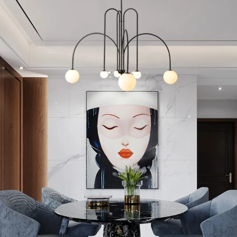 Nordic Minimalist Pandant Lamp Living Room Restaurant Light for Home Decor Creative Personality Study LED Light Art Chandelier
Nordic Minimalist Pandant Lamp Living Room Restaurant Light for Home Decor Creative Personality Study LED Light Art Chandelier
