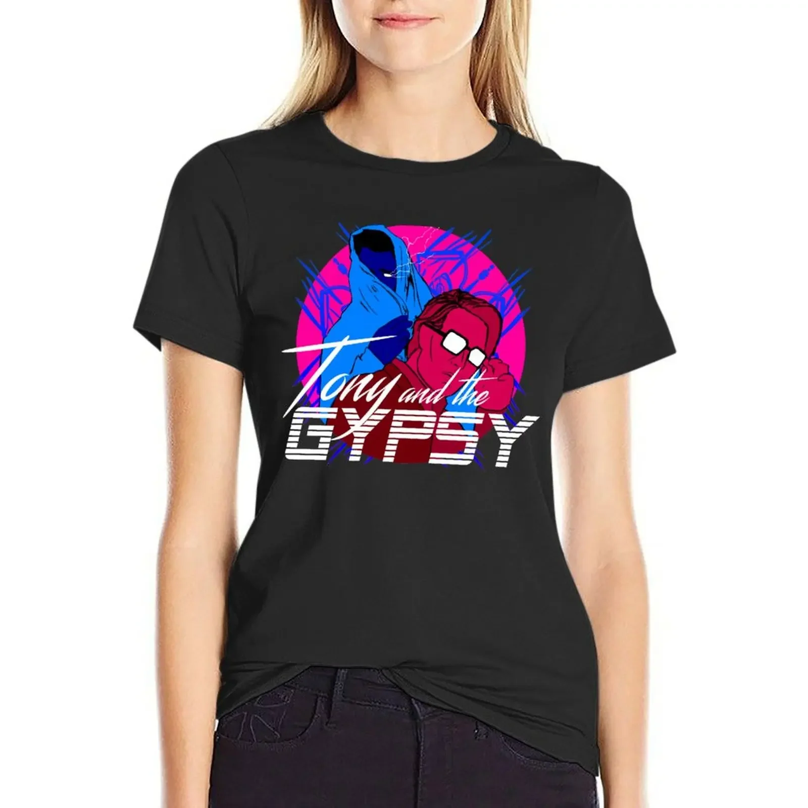 Tony and the Gypsy T-Shirt blanks animal prinfor Short sleeve tee vintage clothes workout t shirts for Women
Tony and the Gypsy T-Shirt blanks animal prinfor Short sleeve tee vintage clothes workout t shirts for Women
