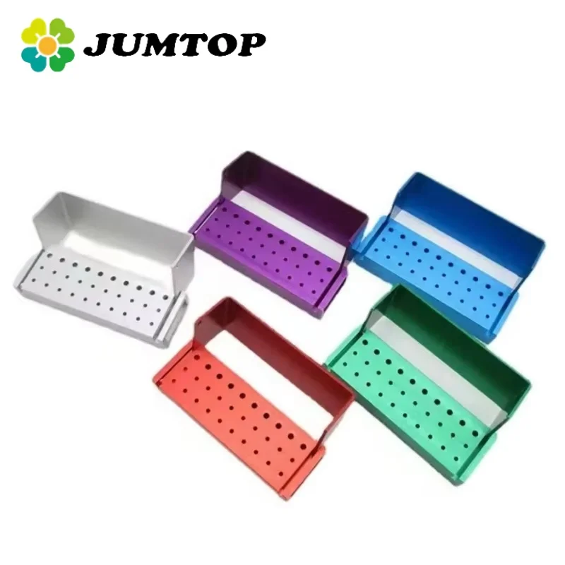 JUMTOP Dental Burs Drill Holder Disinfection Block Autoclavable Aluminium FG Burs Sterilization Box 30 Holes Dentistry Materials
JUMTOP Dental Burs Drill Holder Disinfection Block Autoclavable Aluminium FG Burs Sterilization Box 30 Holes Dentistry Materials
