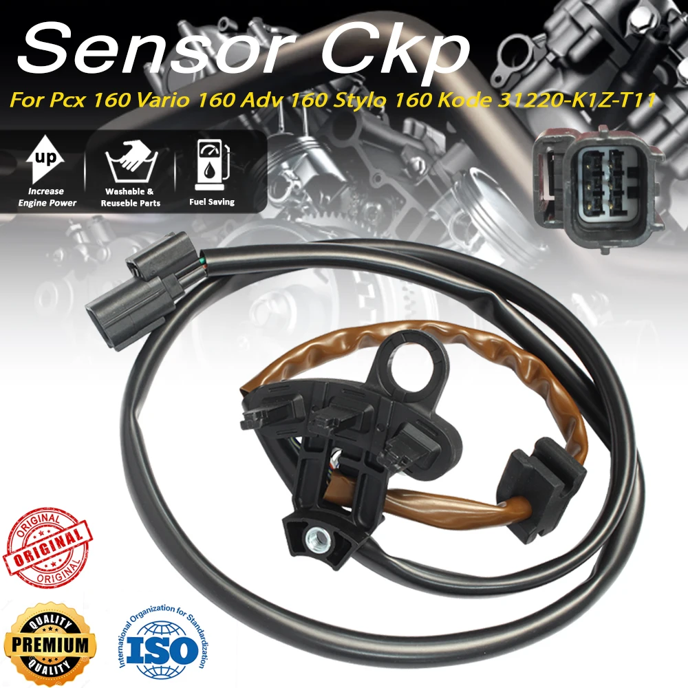31220-K1Z-T11 CKP Sensor for Hon Da PCX 160 Vario 160 100% Brand New A-Class Crankshaft Position Sensor Perfect Replacement
31220-K1Z-T11 CKP Sensor for Hon Da PCX 160 Vario 160 100% Brand New A-Class Crankshaft Position Sensor Perfect Replacement