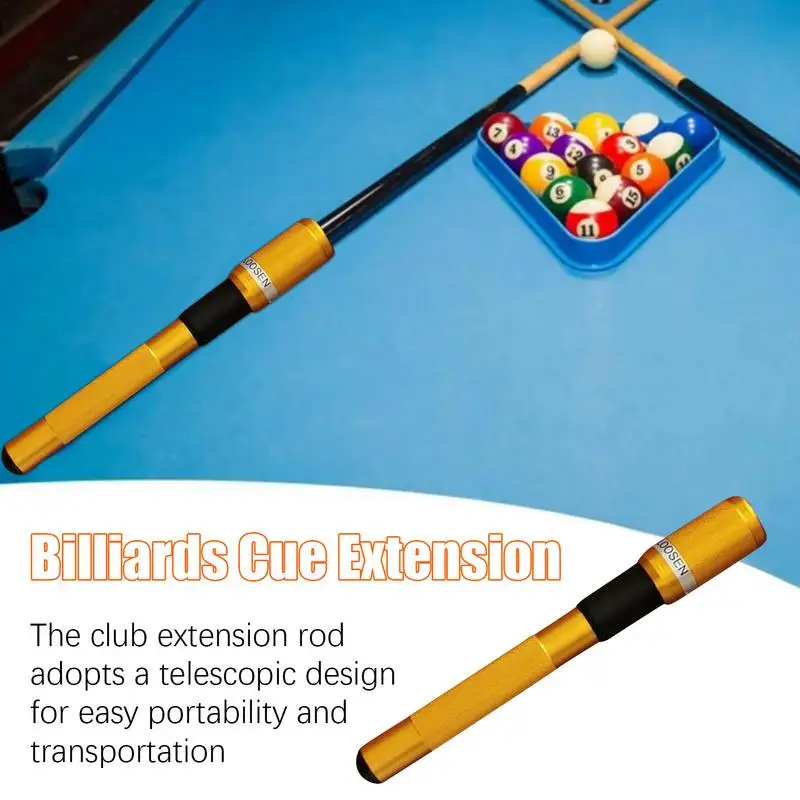 Pool Cue Extension Telescopic Light Pool Stick Extender Sturdy Aluminum Alloy Billiard Accessories Extender For Enhanced 9-Ball
Pool Cue Extension Telescopic Light Pool Stick Extender Sturdy Aluminum Alloy Billiard Accessories Extender For Enhanced 9-Ball