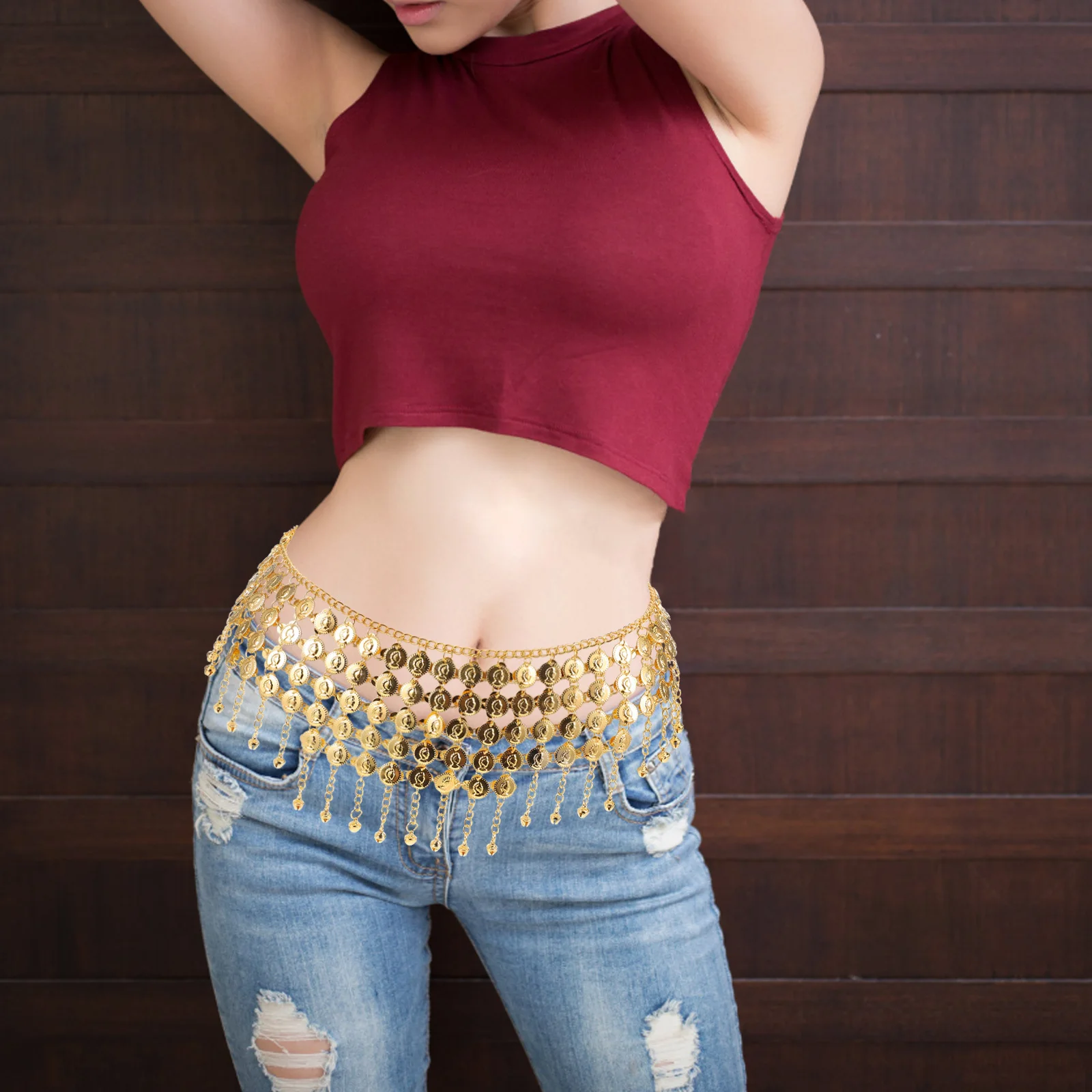 Boho Tassel Waist Chain Belly Dance Belly Chain Adjustable Metal Belt Stage Performance Jewelry Boho Belt Waist Bracelet
Boho Tassel Waist Chain Belly Dance Belly Chain Adjustable Metal Belt Stage Performance Jewelry Boho Belt Waist Bracelet