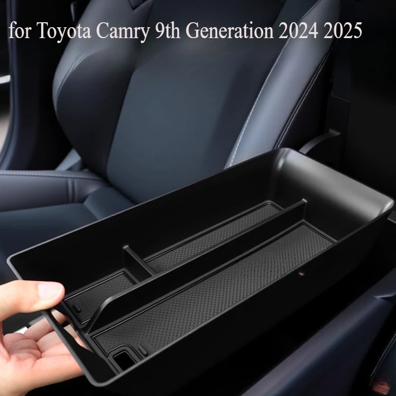 Armrest Storage Box with Anti-Slip Mat for Toyota Camry 9th Generation 2024 2025
Armrest Storage Box with Anti-Slip Mat for Toyota Camry 9th Generation 2024 2025