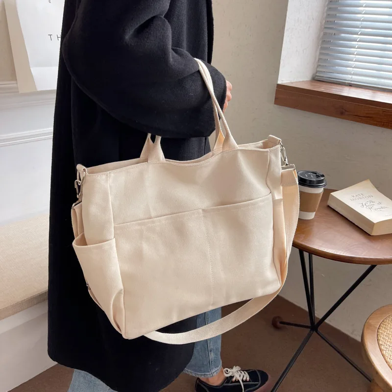 Canvas Tote Handbag Shoulder Crossbody Bags Purses With Pockets For Men & Women Travel Tote Bags For School Commute Shopping Bag
Canvas Tote Handbag Shoulder Crossbody Bags Purses With Pockets For Men & Women Travel Tote Bags For School Commute Shopping Bag