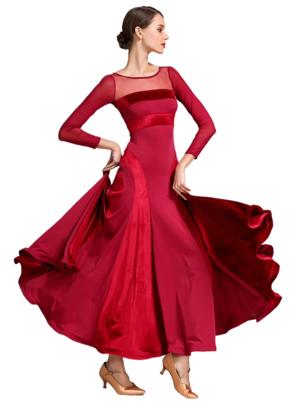 2025 Modern Dance Dress New Ballroom Dance Competition Dress Square Ballroom Dance Dress Waltz Performance Clothes S9047
2025 Modern Dance Dress New Ballroom Dance Competition Dress Square Ballroom Dance Dress Waltz Performance Clothes S9047