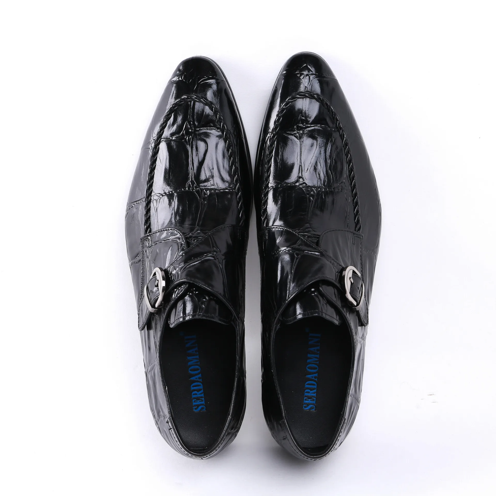 Business formal buckle embossed stone pattern pure leather men's shoes luxury wedding shoes small size 37
Business formal buckle embossed stone pattern pure leather men's shoes luxury wedding shoes small size 37