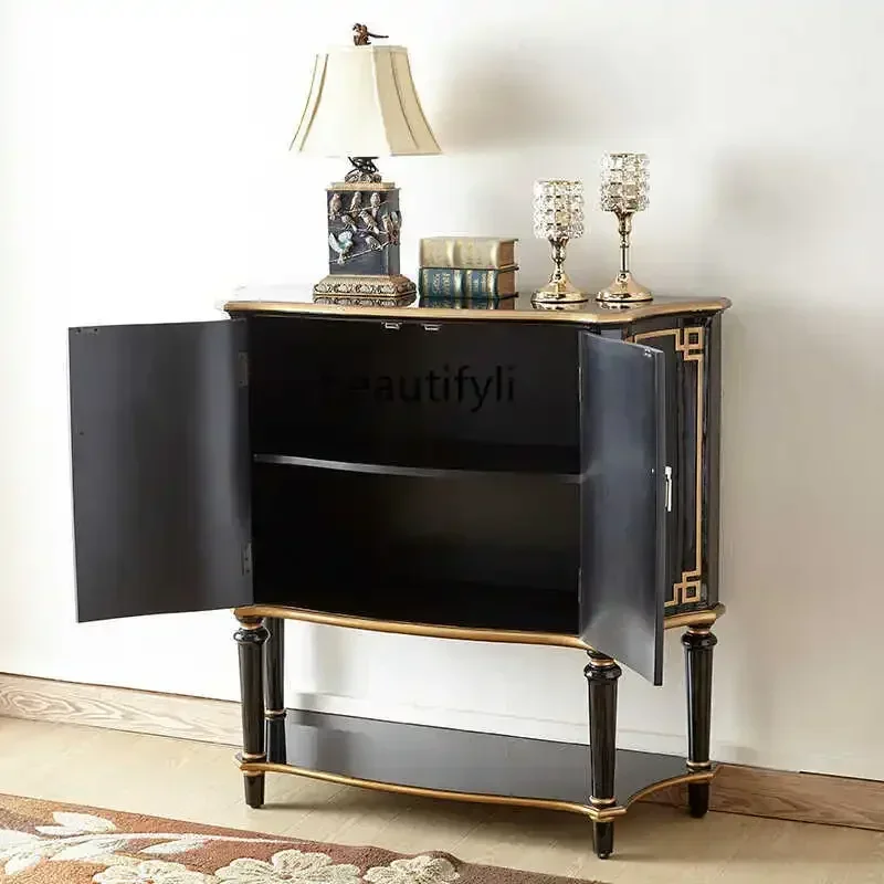 zq1New Chinese entrance table foyer, European solid wood, corridor decoration, American aisle cabinetK182
zq1New Chinese entrance table foyer, European solid wood, corridor decoration, American aisle cabinetK182