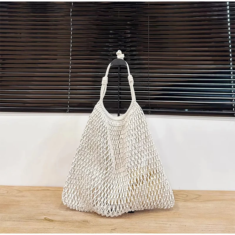 Fashion Hollow Woven Crossbody Bag Casual Handwoven Handbag French Literary Holiday Beach Bag Large Canvas Inner Pocket Tote Bag
Fashion Hollow Woven Crossbody Bag Casual Handwoven Handbag French Literary Holiday Beach Bag Large Canvas Inner Pocket Tote Bag