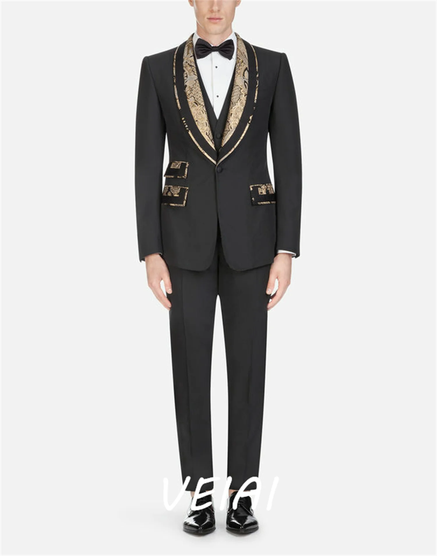 CustomizedHomme 2023, смокинги для выпускного вечера и ужина для мужчин, свадебная мода, жаккардовые вечерние костюмы с лацканами для жениха, костюмы из 3 предметов (куртка + брюки + жилет)
CustomizedHomme 2023, смокинги для выпускного вечера и ужина для мужчин, свадебная мода, жаккардовые вечерние костюмы с лацканами для жениха, костюмы из 3 предметов (куртка + брюки + жилет)