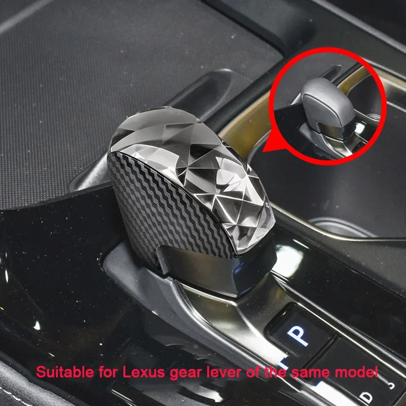 Personalized Crystal Carbon Grain Interior Gear Knob Head Cover for LEXUS NX, RX and LM 2022 2023 2024 2025 Car Accessories
Personalized Crystal Carbon Grain Interior Gear Knob Head Cover for LEXUS NX, RX and LM 2022 2023 2024 2025 Car Accessories