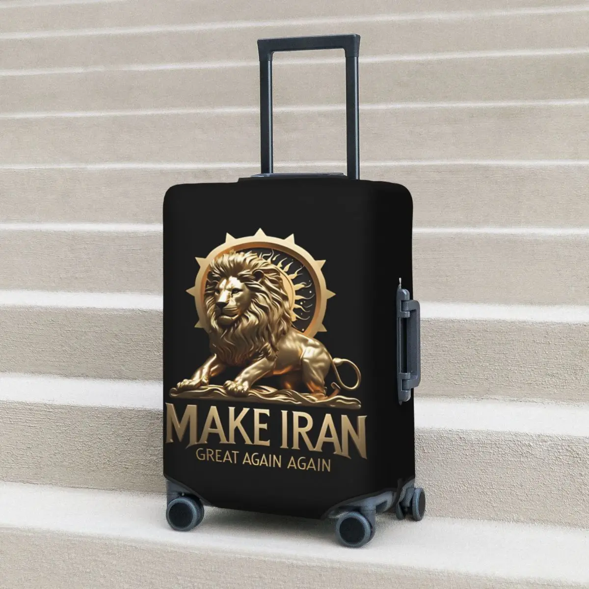 Чехол для чемодана «Сделаем Иран снова великой»: защита для бизнеса и путешествий, эластичные аксессуары для багажа
Чехол для чемодана «Сделаем Иран снова великой»: защита для бизнеса и путешествий, эластичные аксессуары для багажа