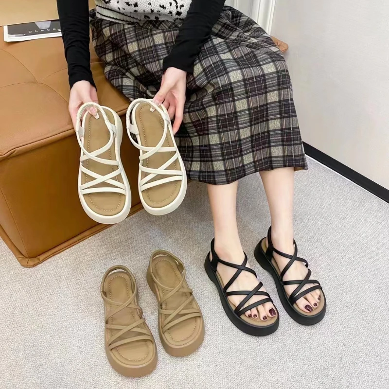 2024 Summer Women's Sandals Roman Casual Bohemian Women Shoes Thick Sole Fashion Open Toe Soft Bottom on-slip Lady Beach Shoes
2024 Summer Women's Sandals Roman Casual Bohemian Women Shoes Thick Sole Fashion Open Toe Soft Bottom on-slip Lady Beach Shoes