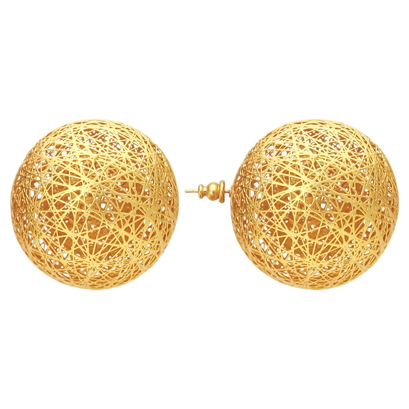 IVOG Trendy Hollow Spherical Stud Earrings For Women Perfect For Daily Wear Or Special Occasions Fashion Jewelry
IVOG Trendy Hollow Spherical Stud Earrings For Women Perfect For Daily Wear Or Special Occasions Fashion Jewelry