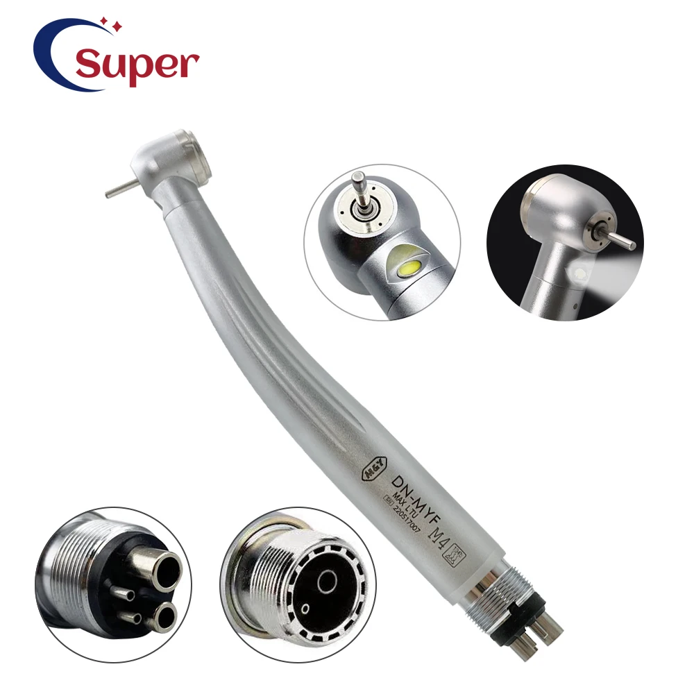 Dental LED Handpiece Integrate E-generator High Speed Ceramic Bearing Standard Head Push Button 3 Water Spray Turbine with light
Dental LED Handpiece Integrate E-generator High Speed Ceramic Bearing Standard Head Push Button 3 Water Spray Turbine with light