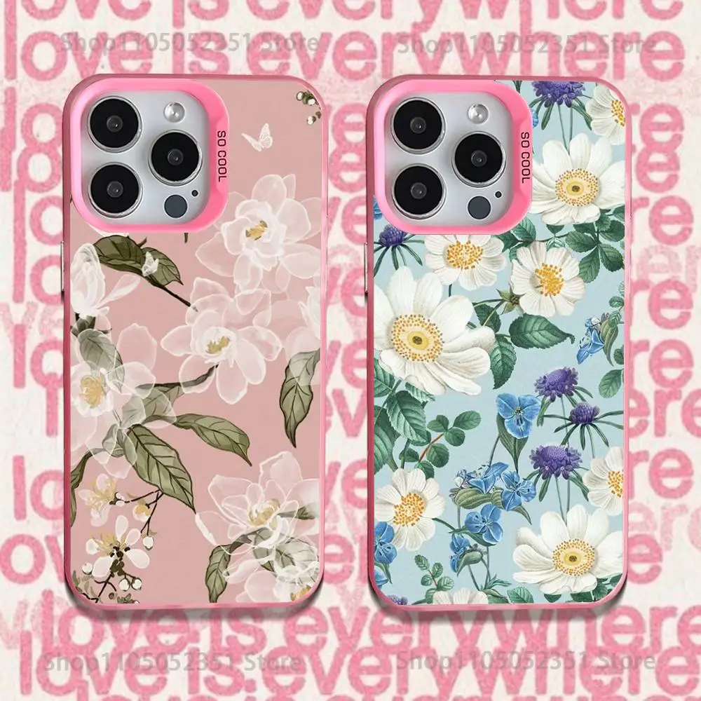 Vintage Flowers Patterns Phone Case For iPhone 16,15,14,13,12,11,Pro,XS,Max,Plus,Mini,SE Pink Candy Matte Shockproof Cover
Vintage Flowers Patterns Phone Case For iPhone 16,15,14,13,12,11,Pro,XS,Max,Plus,Mini,SE Pink Candy Matte Shockproof Cover