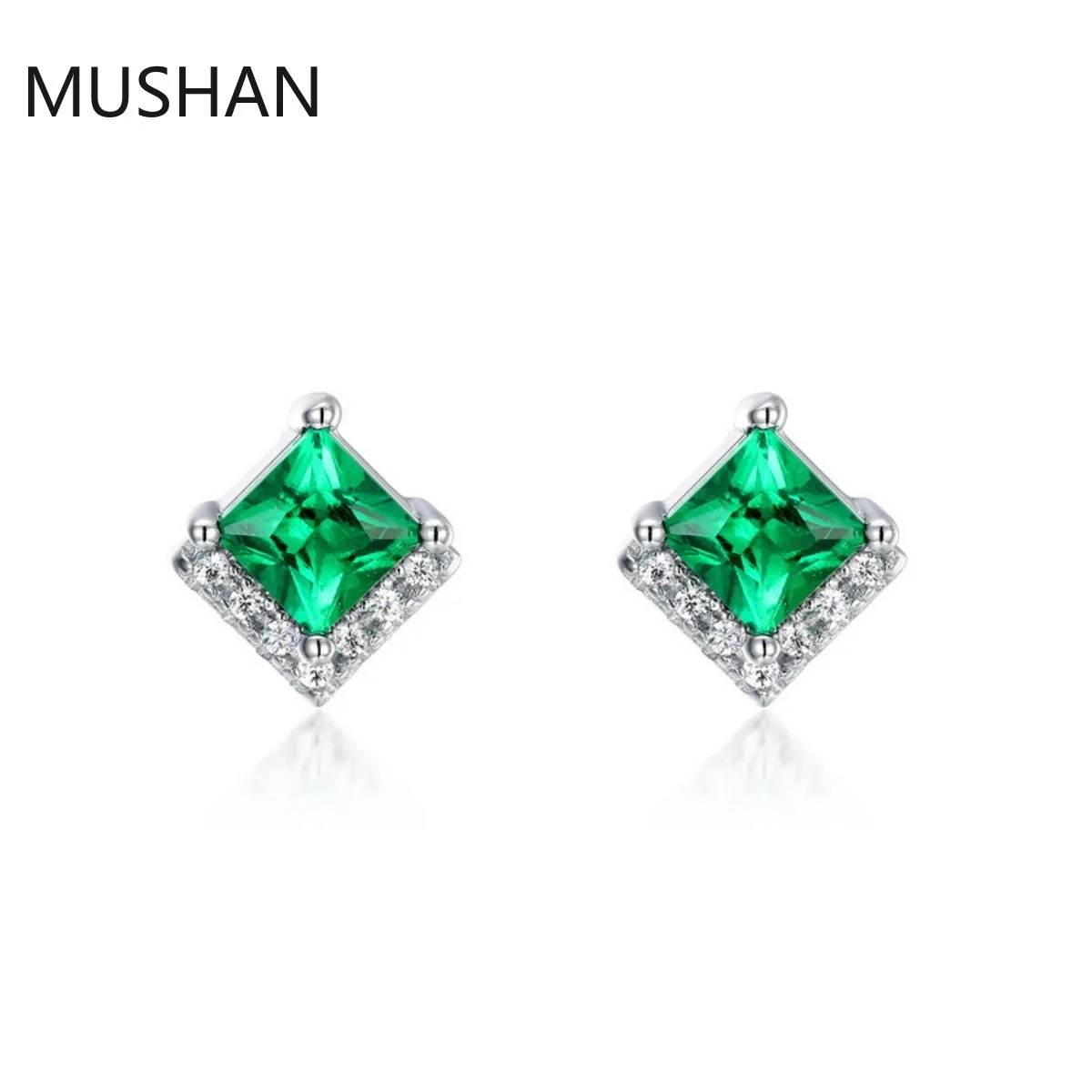MUSHAN Luxury Jewelry S 925 Sterling Silver Stud Earrings Women GRC Certificated Lab Grown Emerald Earrings Stud Ear Pin Jewelry
MUSHAN Luxury Jewelry S 925 Sterling Silver Stud Earrings Women GRC Certificated Lab Grown Emerald Earrings Stud Ear Pin Jewelry