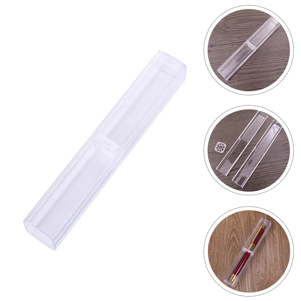 10 Pcs Transparent Pencil Case Ballpoint Pens Office Supplies Clear Container Gift Box Square Plastic Quadrangle Storage
10 Pcs Transparent Pencil Case Ballpoint Pens Office Supplies Clear Container Gift Box Square Plastic Quadrangle Storage