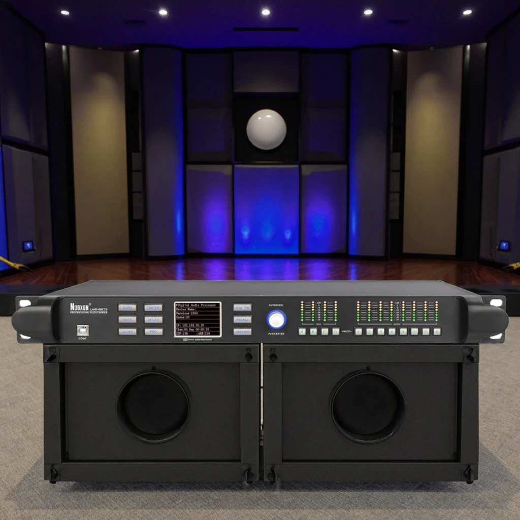 LM848T Professional Digital DSP Speaker Management 4 In 8 Out Digital Audio Processor 96KHz Metal
LM848T Professional Digital DSP Speaker Management 4 In 8 Out Digital Audio Processor 96KHz Metal