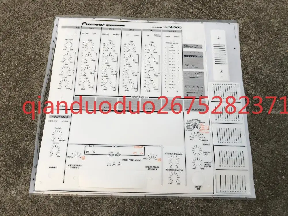Applicable to Pioneer DJM600 Mixer Film Replacement for DJ Equipment
Applicable to Pioneer DJM600 Mixer Film Replacement for DJ Equipment
