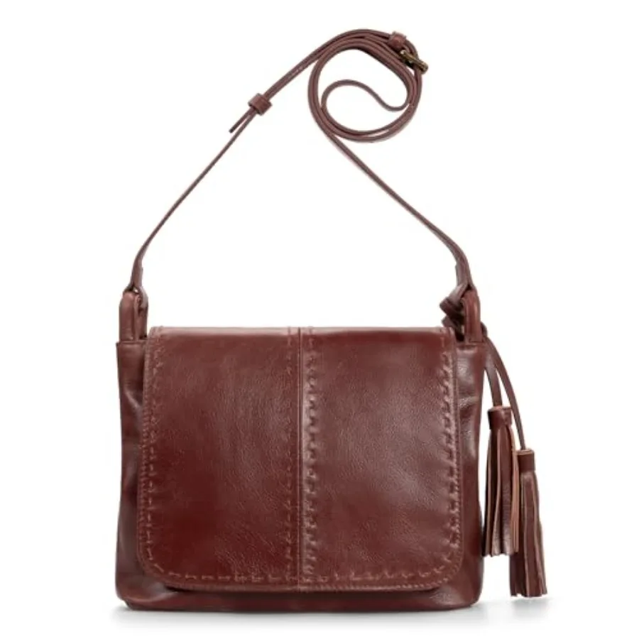 Vintage Leather Crossbody Bag for Women: Genuine Leather, Brown, RFID Protection Multi-Pockets Design
Vintage Leather Crossbody Bag for Women: Genuine Leather, Brown, RFID Protection Multi-Pockets Design