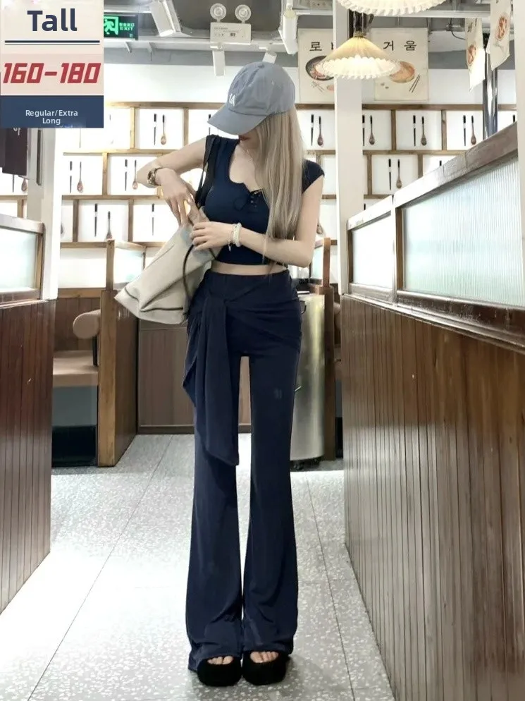 Extended Length Cloud Pants Women's Slim Fit Casual Trousers Korean Style Commute Style Cotton Blend Elastic Fiber
Extended Length Cloud Pants Women's Slim Fit Casual Trousers Korean Style Commute Style Cotton Blend Elastic Fiber