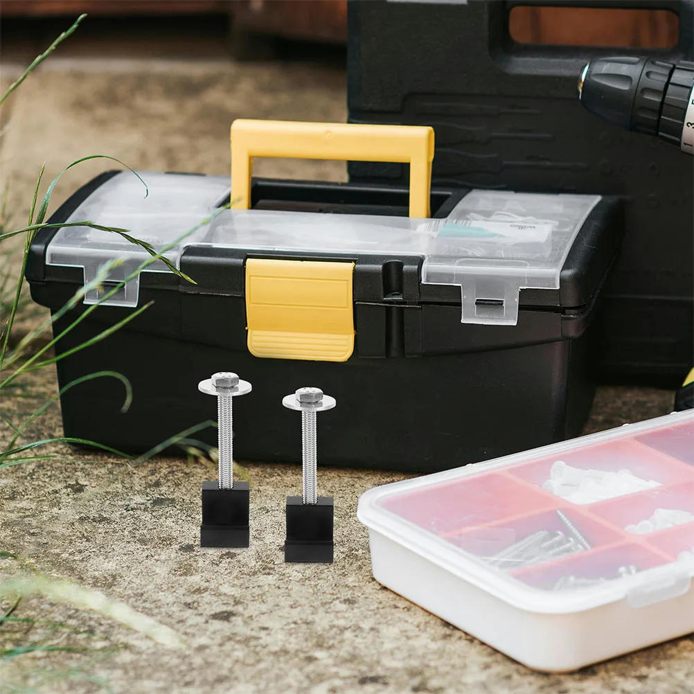 4pcs Tool Box Clamps Aluminum Alloy JShaped Spacesaving Pickup Truck Accessories Mounting Kit Toolbox Hooks Metal
4pcs Tool Box Clamps Aluminum Alloy JShaped Spacesaving Pickup Truck Accessories Mounting Kit Toolbox Hooks Metal
