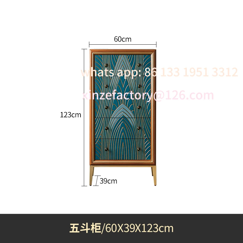 Customizable American chest of drawers solid wood drawer type bedroom storage storage cabinet living room European decorative li
Customizable American chest of drawers solid wood drawer type bedroom storage storage cabinet living room European decorative li