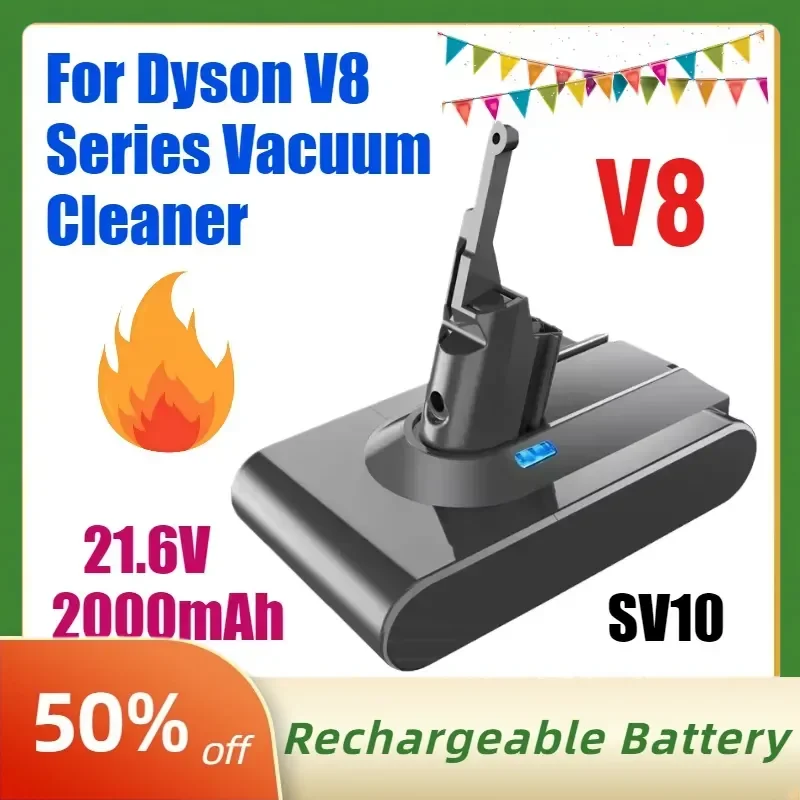 High-Quality 2000mAh 21.6V Lithium-ion Replacement Battery for Dyson V8 Series Vacuum Cleaner Rechargeable A-grade Battery
High-Quality 2000mAh 21.6V Lithium-ion Replacement Battery for Dyson V8 Series Vacuum Cleaner Rechargeable A-grade Battery