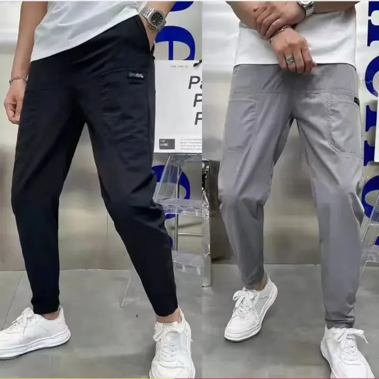 Men New Casual Pants High Waist Solid Pencil Pant Pockets Slim Fit Slight Strech Sheath Ankle Length Trousers Male 2025 Spring
Men New Casual Pants High Waist Solid Pencil Pant Pockets Slim Fit Slight Strech Sheath Ankle Length Trousers Male 2025 Spring