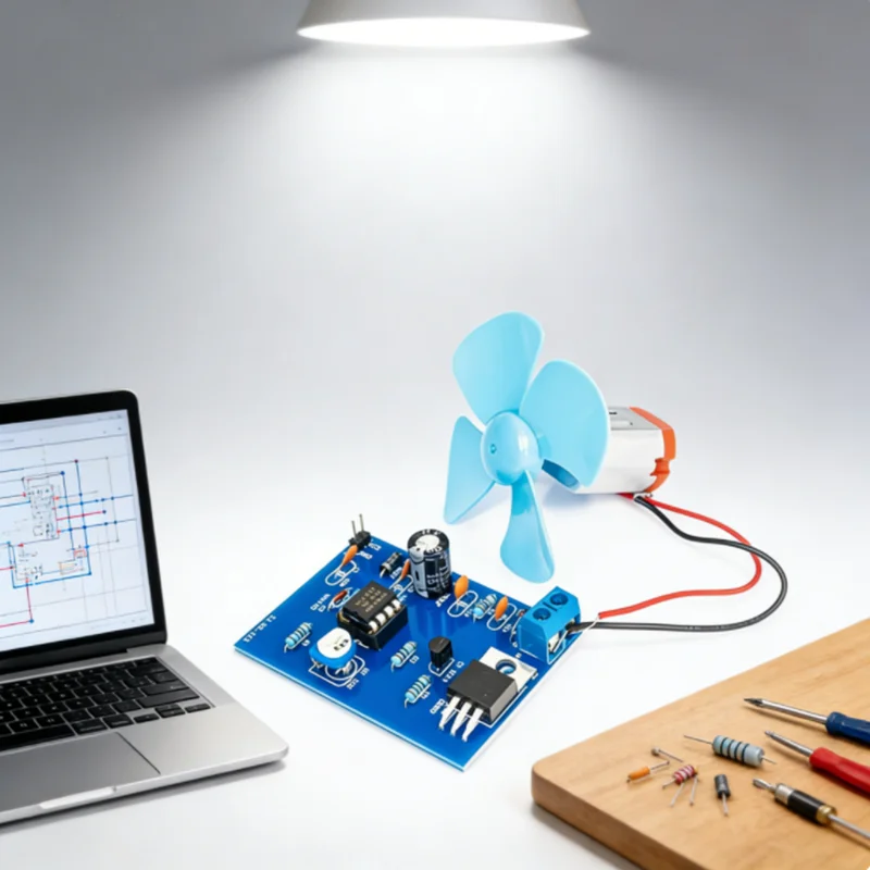 HUAHUACustomizable Electric Fan Kit with 4.5V DC motor, NE555 for Speed Control, Great for Electronic TrainingHUAHUA
HUAHUACustomizable Electric Fan Kit with 4.5V DC motor, NE555 for Speed Control, Great for Electronic TrainingHUAHUA