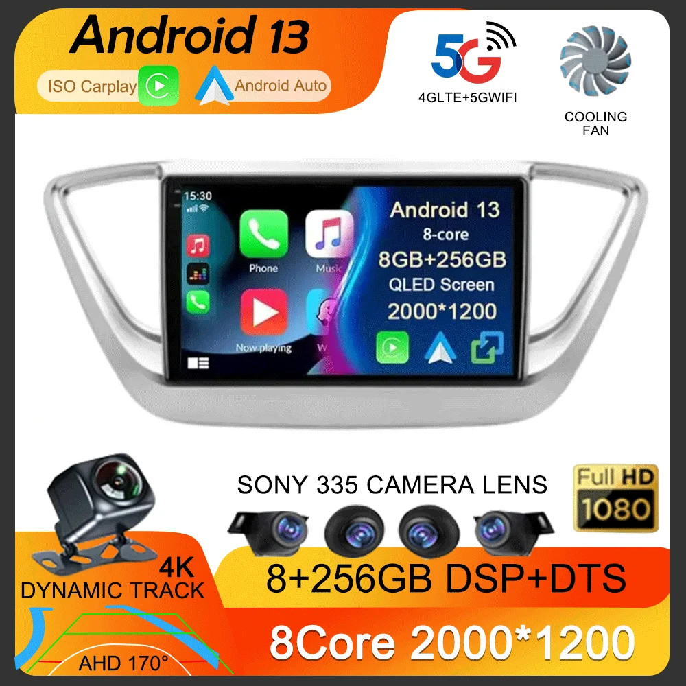 Android 13 Carplay 4G+WIFI For Hyundai Solaris 2 Verna 2016 2017 2018-2020 Car Radio Multimedia Player GPS Stereo 2din Head Unit
Android 13 Carplay 4G+WIFI For Hyundai Solaris 2 Verna 2016 2017 2018-2020 Car Radio Multimedia Player GPS Stereo 2din Head Unit