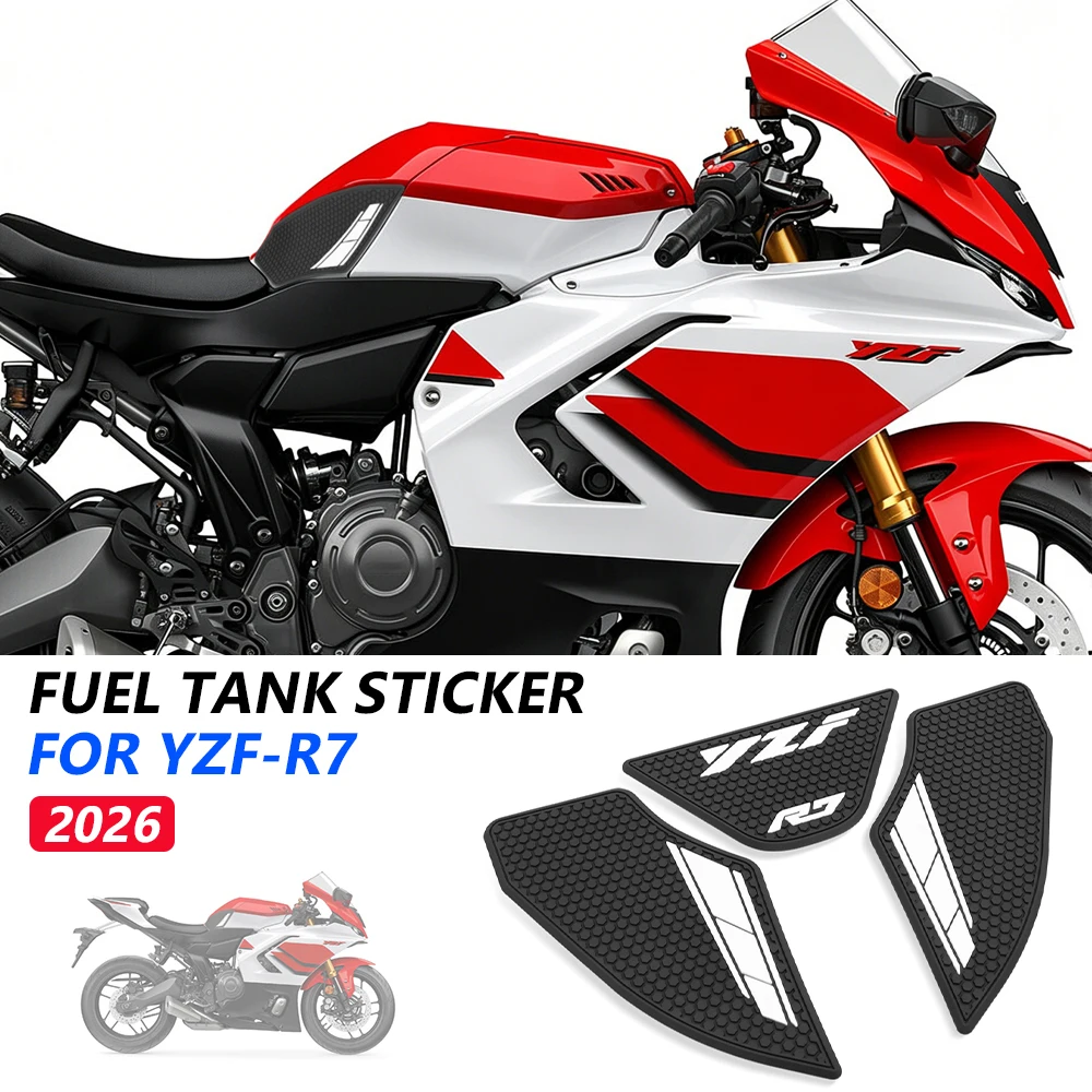 Flank Rubber Mat Panel Band For Yamaha YZF-R7 YZFR7 YZF R7 2026 Motorcycles Fuel Tank Pad Anti-Slip Traction Accessories
Flank Rubber Mat Panel Band For Yamaha YZF-R7 YZFR7 YZF R7 2026 Motorcycles Fuel Tank Pad Anti-Slip Traction Accessories