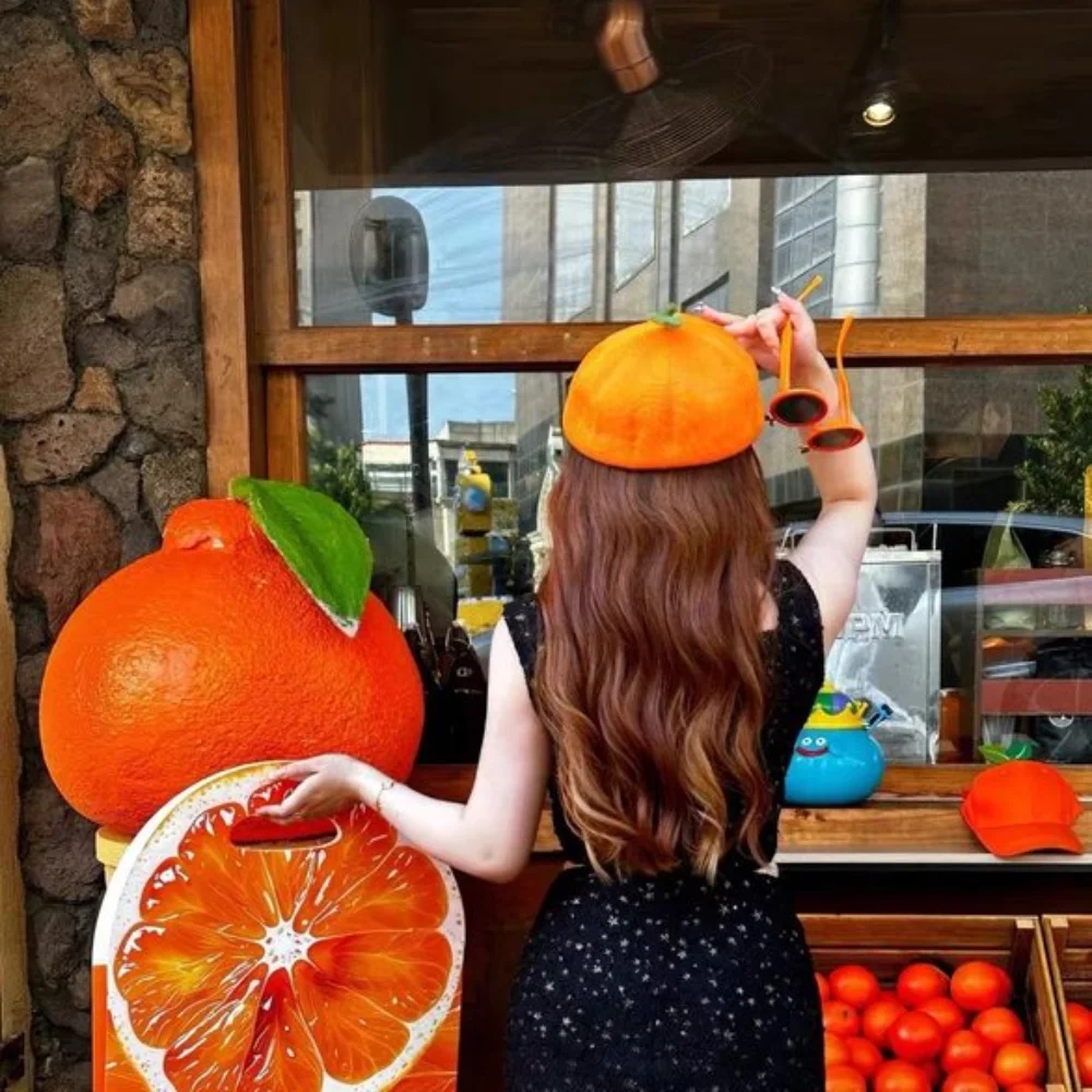 Apparel Accessories Funny Orange Berets Creative Casual Tomato Cap Cute Vintage Painter Hat Unisex
Apparel Accessories Funny Orange Berets Creative Casual Tomato Cap Cute Vintage Painter Hat Unisex