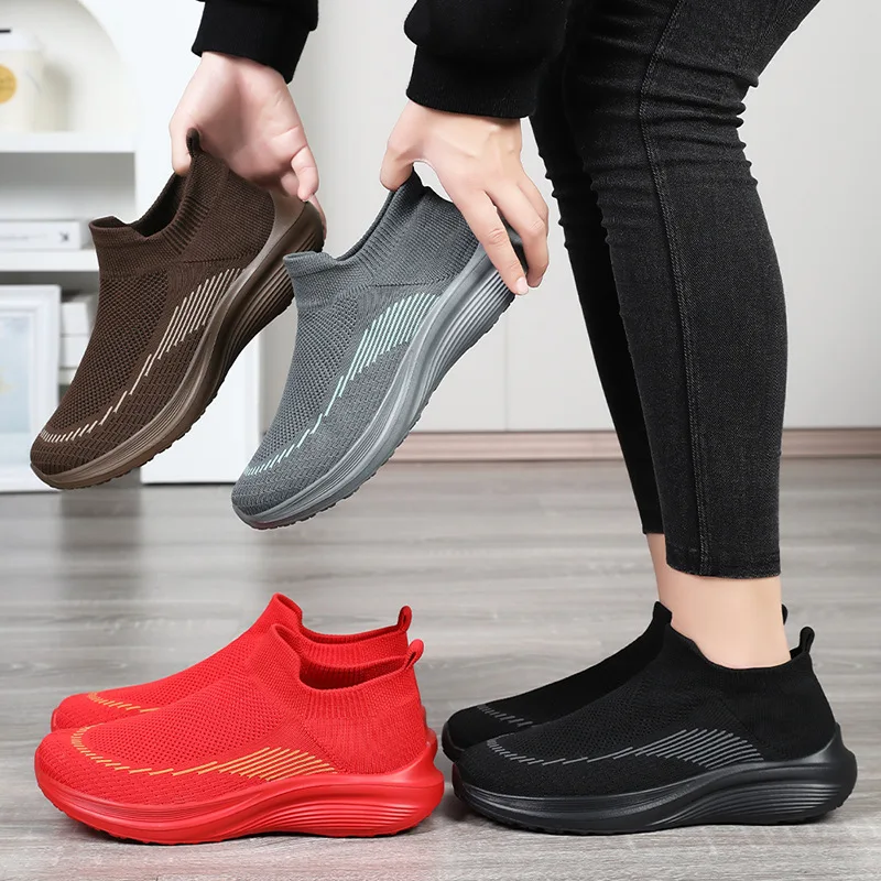New Women Walking Shoes High Quality Women Tennis Sneakers Fashion Lady Breathable Shoe Knit Upper Non Slip Workout 2025
New Women Walking Shoes High Quality Women Tennis Sneakers Fashion Lady Breathable Shoe Knit Upper Non Slip Workout 2025