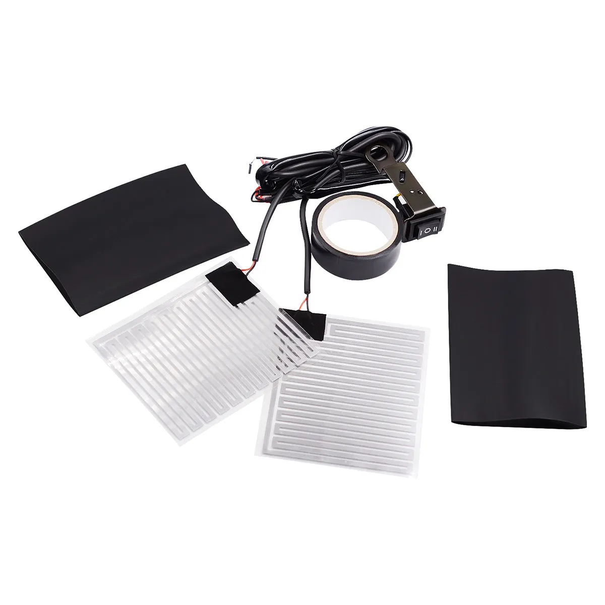 12V Motorcycle Electric Heating Handle Pad Adhesive Flexible Pet Film Fast Warm 3-Level Adjustable Heated Grip Insert for Riding
12V Motorcycle Electric Heating Handle Pad Adhesive Flexible Pet Film Fast Warm 3-Level Adjustable Heated Grip Insert for Riding
