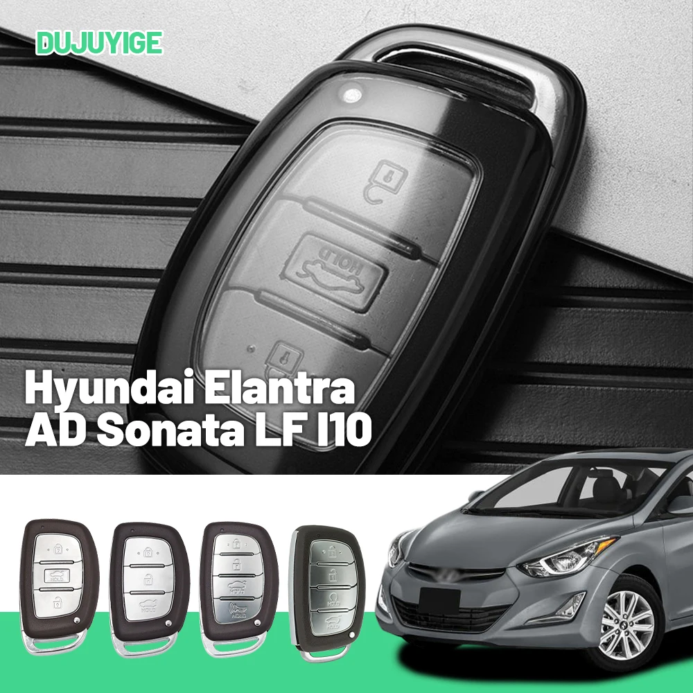 Clear TPU Car Key Case For Hyundai Elantra AD Sonata LF I10 AC3 I20 BC3 Key Fob Cover Protector Shell Auto Accessories
Clear TPU Car Key Case For Hyundai Elantra AD Sonata LF I10 AC3 I20 BC3 Key Fob Cover Protector Shell Auto Accessories