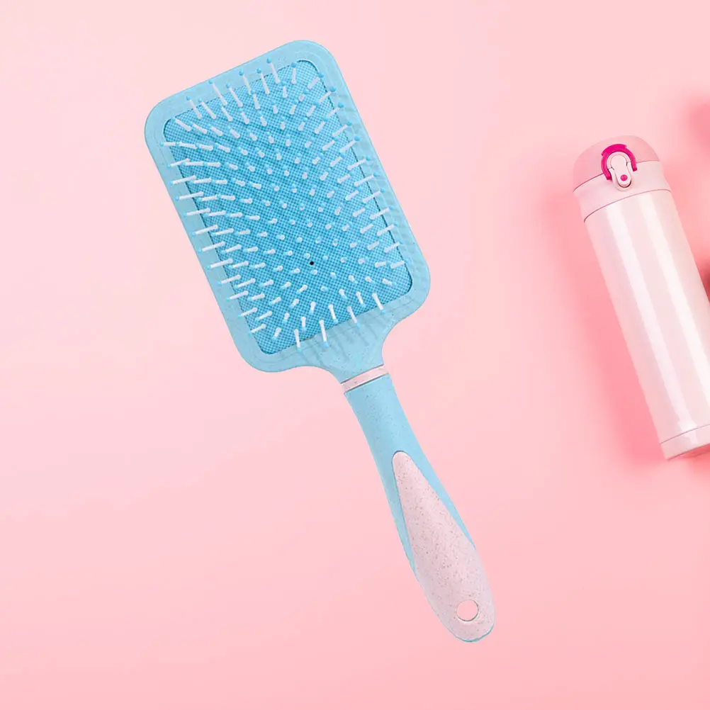 Detangling Scalp Massage Comb Made of Natural Wheat Straw and PP Lightweight Portable Paddle Hair Comb for Curly Tangled Hair
Detangling Scalp Massage Comb Made of Natural Wheat Straw and PP Lightweight Portable Paddle Hair Comb for Curly Tangled Hair