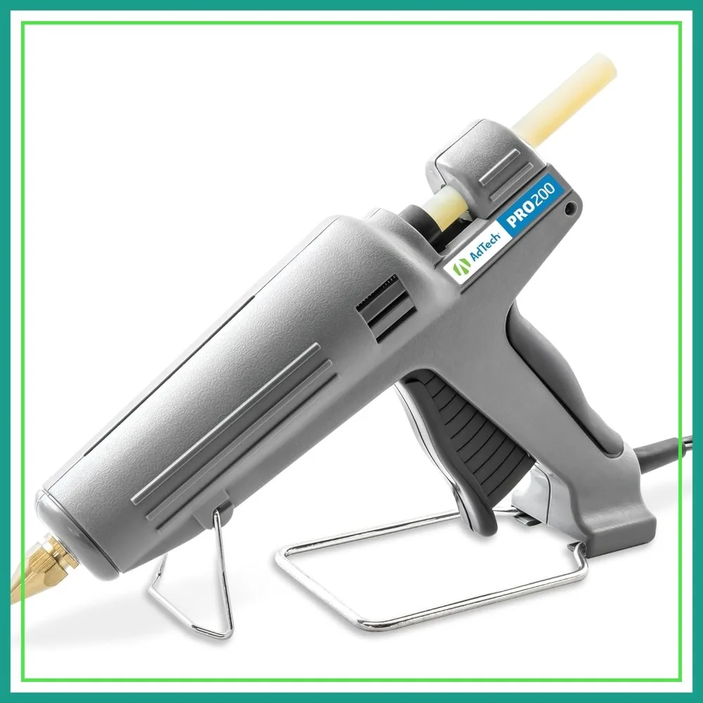 High-Output 200W Hot Melt Glue Gun for Carpentry, Repairs & Remodeling, Full Size, Grey
High-Output 200W Hot Melt Glue Gun for Carpentry, Repairs & Remodeling, Full Size, Grey