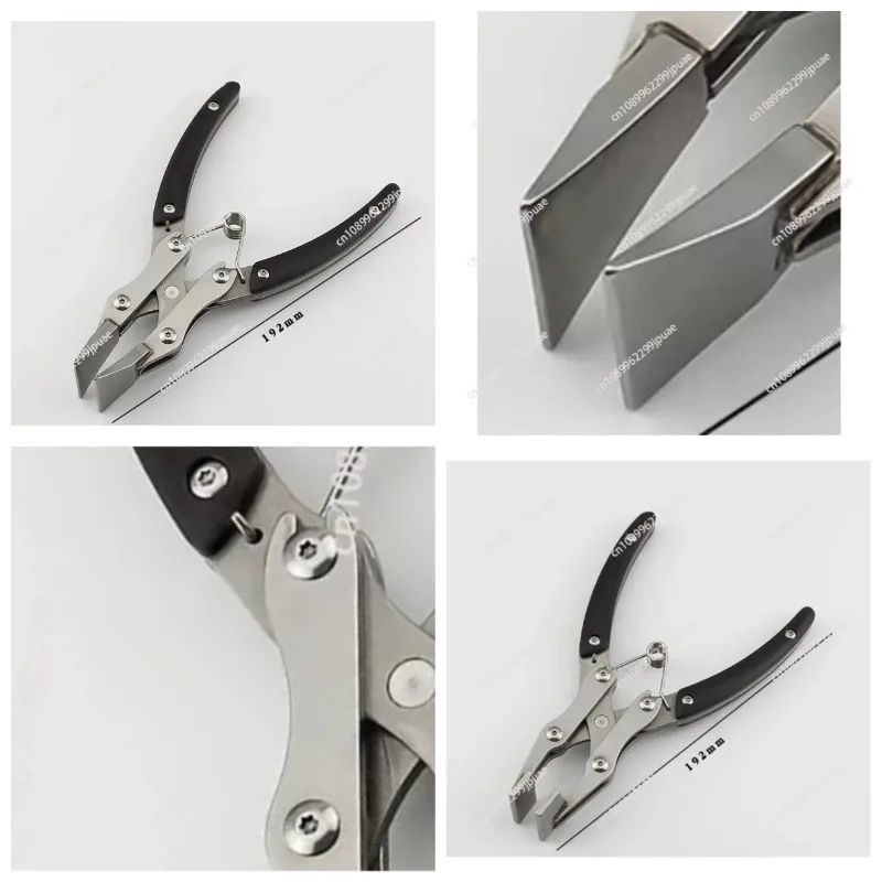 Professional Leather Craft Parallel Pliers Edge Pressing Clamp Flat Pliers Leather Gluing Line Fixing Hand Tool
Professional Leather Craft Parallel Pliers Edge Pressing Clamp Flat Pliers Leather Gluing Line Fixing Hand Tool