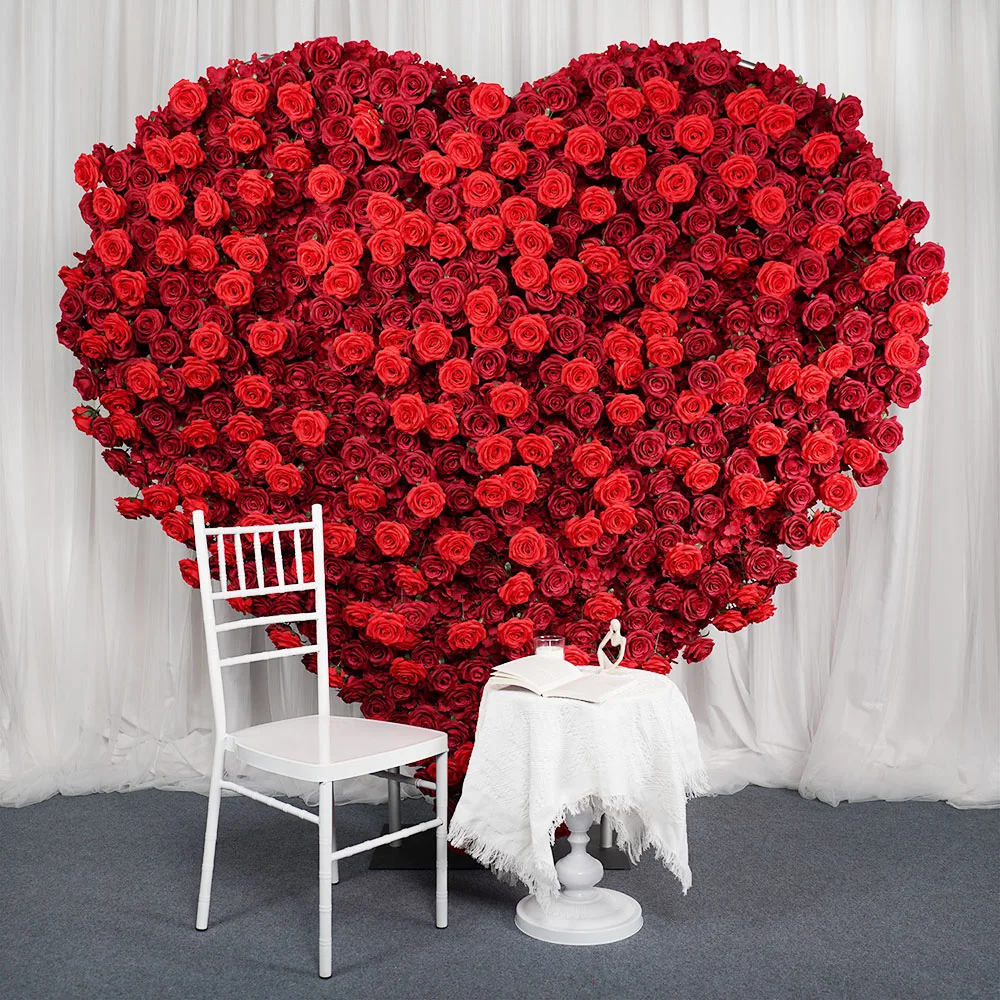Uflower Luxury Red Rose Heart Shape Flower Wall Wedding Arch Frame Red Floral Arrangement Event Party Props Backdrop Props Cloth
Uflower Luxury Red Rose Heart Shape Flower Wall Wedding Arch Frame Red Floral Arrangement Event Party Props Backdrop Props Cloth