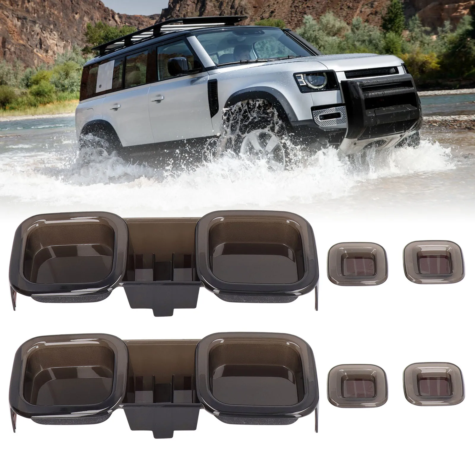 Car Tail Light Cover Decorative Replacement for Land Rover Defender 110 L663 2020 and Up Rear Brake Light Cover Tail Light Shade
Car Tail Light Cover Decorative Replacement for Land Rover Defender 110 L663 2020 and Up Rear Brake Light Cover Tail Light Shade