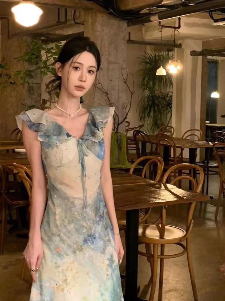 XZY Xinzhengyan Summer Floral Print Maxi Dress Women's A-Line Midi Dress Bell Sleeve Gradient Color Block Vacation Dress
XZY Xinzhengyan Summer Floral Print Maxi Dress Women's A-Line Midi Dress Bell Sleeve Gradient Color Block Vacation Dress