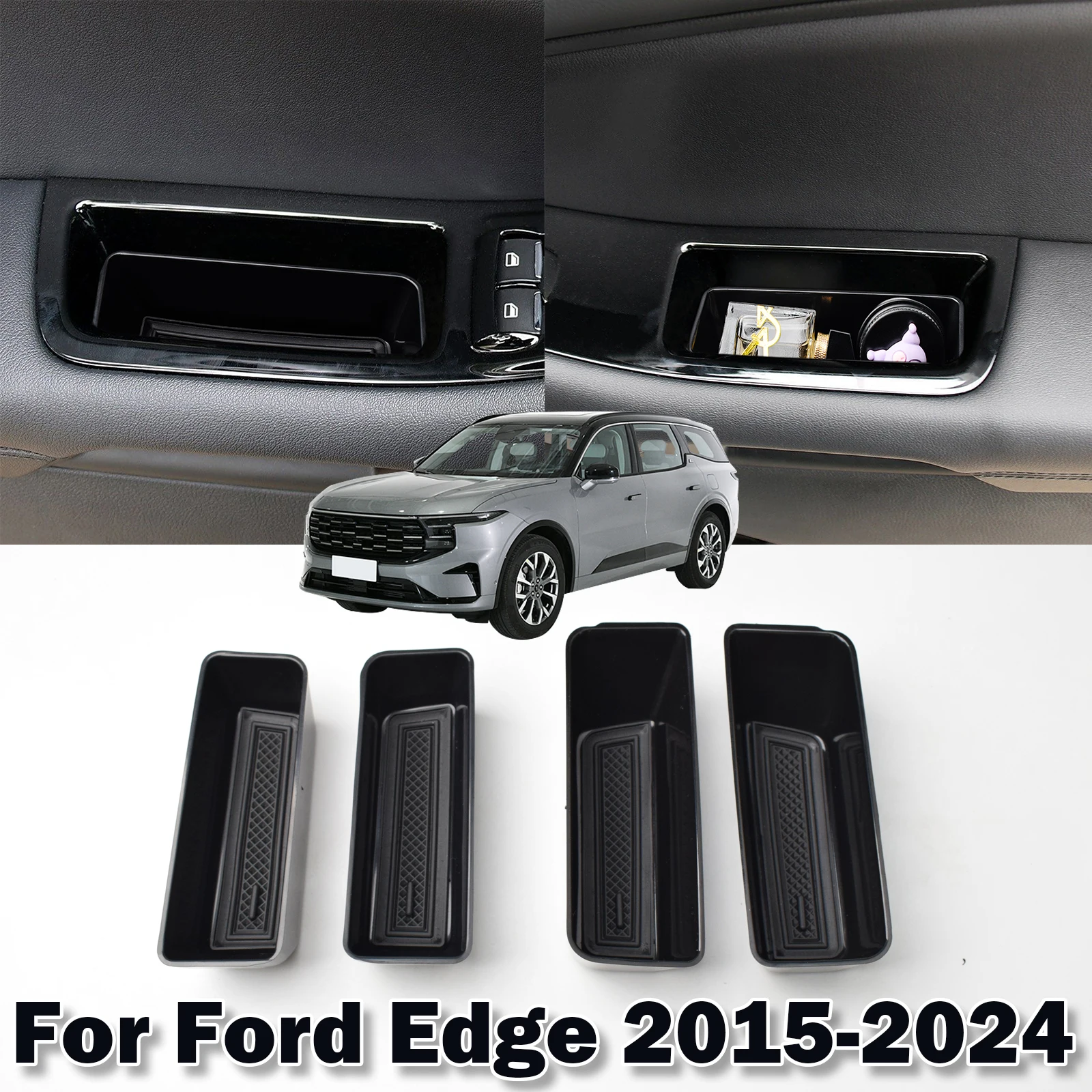 Door Tray Storage Box for Ford Edge 2015-2024 4PCS Handle Front Door Pockets Storage Organizer Rear Car Accessories Phone Holder
Door Tray Storage Box for Ford Edge 2015-2024 4PCS Handle Front Door Pockets Storage Organizer Rear Car Accessories Phone Holder
