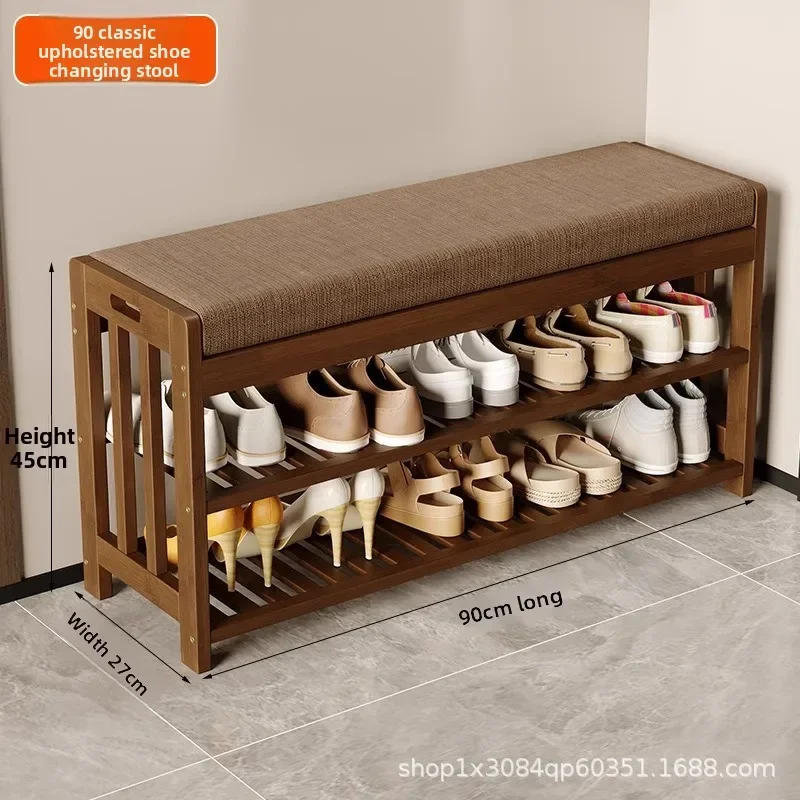 Multi-functional Hanging hanger floor combination shoe change stool coat rack integrated simple hanger
Multi-functional Hanging hanger floor combination shoe change stool coat rack integrated simple hanger