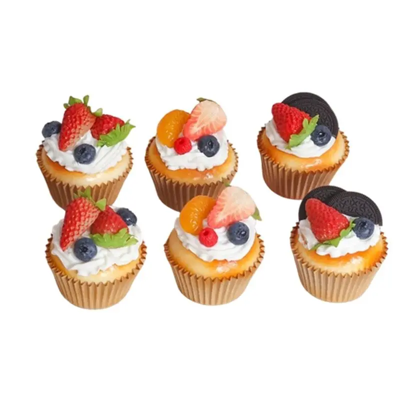 ABUG-1Set/6PCS Realistic Artificial Cupcake Set - Fake Simulation Bread Dessert For Decoration Display Props,Party Props
ABUG-1Set/6PCS Realistic Artificial Cupcake Set - Fake Simulation Bread Dessert For Decoration Display Props,Party Props