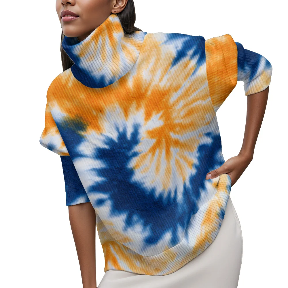 Повседневный женский свитер с градиентом тай-дай, свитер с длинными рукавами, новинка 2025, женская водолазка, свитер с длинными рукавами
Повседневный женский свитер с градиентом тай-дай, свитер с длинными рукавами, новинка 2025, женская водолазка, свитер с длинными рукавами