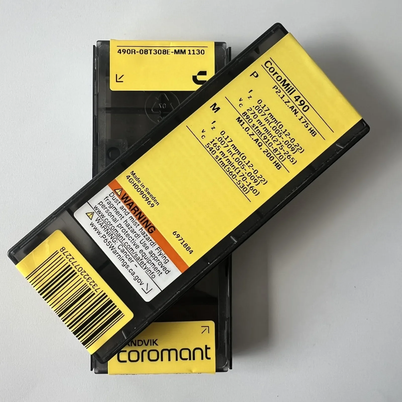 SANDVIK / 490R-08T308E-MM 1130 / Оригинальное шведское лезвие из твердого сплава, 10 шт.
SANDVIK / 490R-08T308E-MM 1130 / Оригинальное шведское лезвие из твердого сплава, 10 шт.