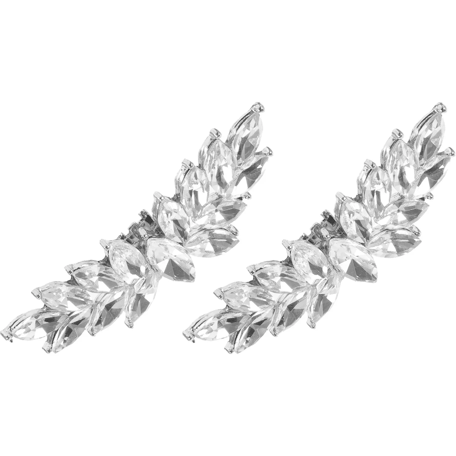 Пара изысканных хрустальных клипс для обуви, яркие пряжки из сплава для женщин, съемные декоративные аксессуары для свадебной обуви и сумок
Пара изысканных хрустальных клипс для обуви, яркие пряжки из сплава для женщин, съемные декоративные аксессуары для свадебной обуви и сумок